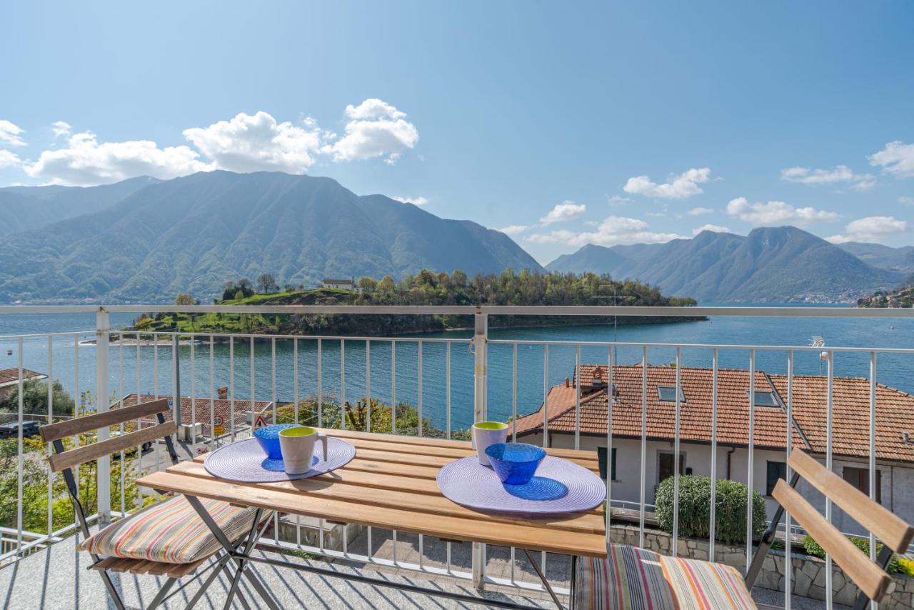 Lake Como Apartment With Balcony And Private Parking Ossuccio Kültér fotó